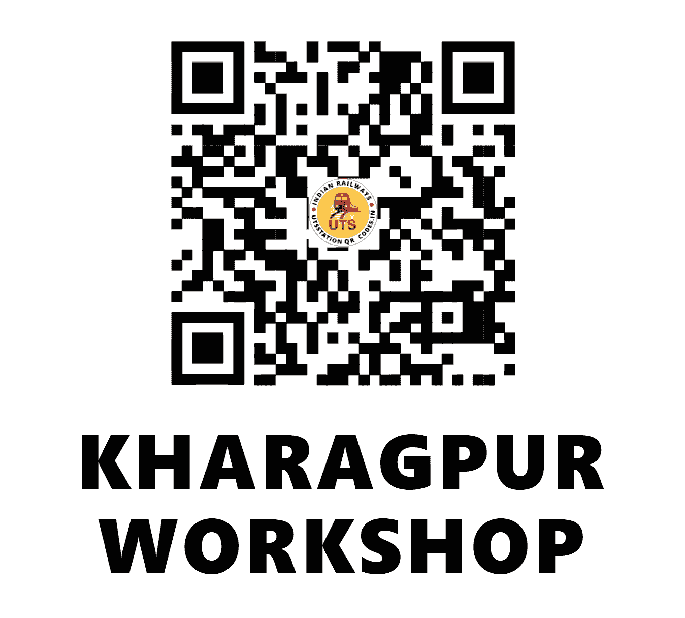 UTS QR Code for KHARAGPUR WORKSHOP - KGPW - SE (WEST BENGAL)